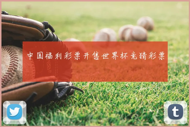 中国福利彩票开售世界杯竞猜彩票